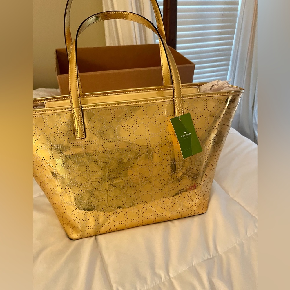 Kate Spade Gold Metallic Purse